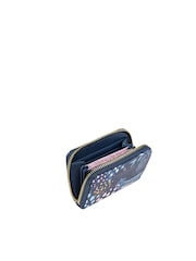 Sara Miller Blue Small Zip Midnight Leopard Purse - Image 4 of 4