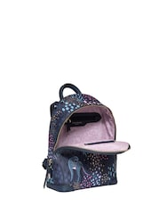 Sara Miller Blue Mini Midnight Leopard Backpack - Image 4 sur 5