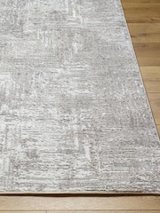LIVABLISS Silver Allegro Abstract Modern Marble Rug - Image 3 of 7