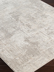 LIVABLISS Silver Allegro Abstract Modern Marble Rug - Image 6 of 7