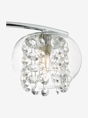 Dar Lighting Silver Elma 3 Light Semi Flush Fitting Ceiling Light - Image 3 of 4