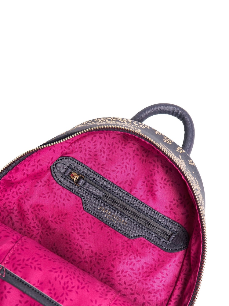 Sara Miller Blue Mini Smokey Blue Birds Backpack - Image 4 of 4