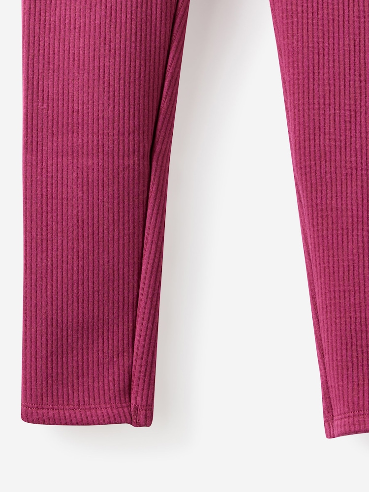 Cotton On Red Fleece Leggings - Image 5 of 5 Cotton On Red Fleece Leggings - Image 5 of 5
