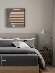 Charcoal Grey Brushed 100% Cotton Supersoft Deep Fitted Sheet - Image 3 of 5