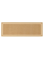 Asiatic Rugs Linen Cream Bordo Herringbone Doormat - Image 3 of 4