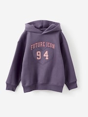 Cotton On Purple Sammy Hoodie & Fleece Legging Set - Image 4 of 7
