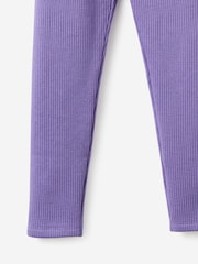 Cotton On Purple Sammy Hoodie & Fleece Legging Set - Image 5 of 7