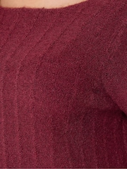 M&Co Purple Slash Neck Ribbed Jumper - Image 4 of 6