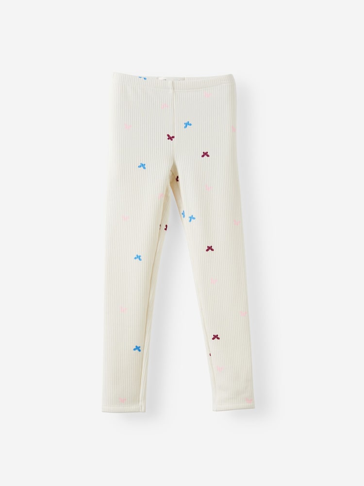 Cotton On Cream Fleece Leggings - Image 1 of 3 Cotton On Cream Fleece Leggings - Image 1 of 3