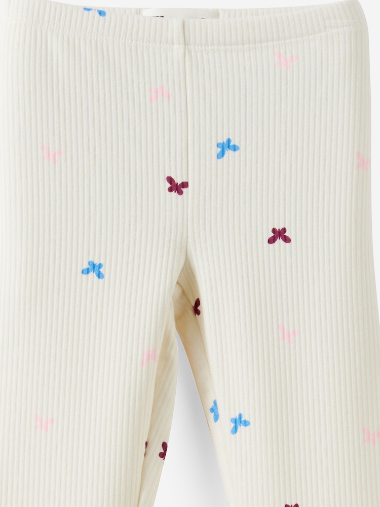 Cotton On Cream Fleece Leggings - Image 2 of 3 Cotton On Cream Fleece Leggings - Image 2 of 3