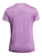 Under Armour Purple Tech Twist Crew Neck T-Shirt - Image 4 of 4