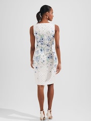 Hobbs Blue/White Fiona Dress - Image 2 of 4
