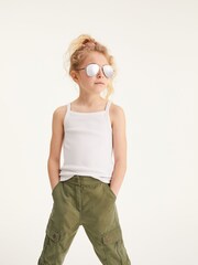 White Strappy Vest (3-16yrs) - Image 2 of 6