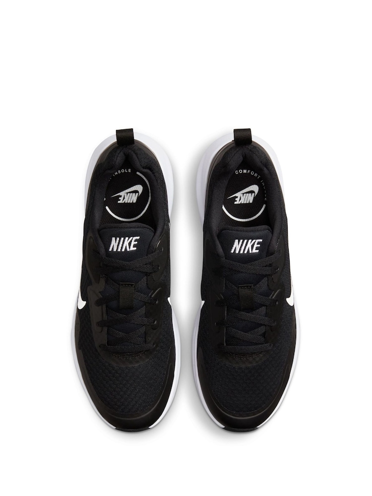 Nike Black/White WearAllDay Trainers - Image 7 of 10
