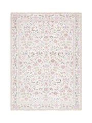 LIVABLISS Pink Thistle Floral Washable Rug - Image 3 of 8