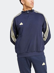 adidas Blue Tiro Sweat Top - Image 4 of 7