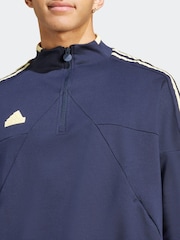 adidas Blue Tiro Sweat Top - Image 5 of 7