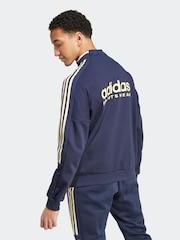 adidas Blue Tiro Sweat Top - Image 6 of 7