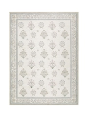 LIVABLISS Ivory Thistle Floral Washable Rug - Image 4 of 9
