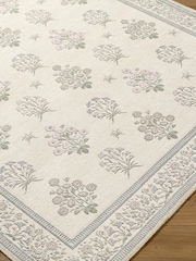 LIVABLISS Ivory Thistle Floral Washable Rug - Image 9 of 9