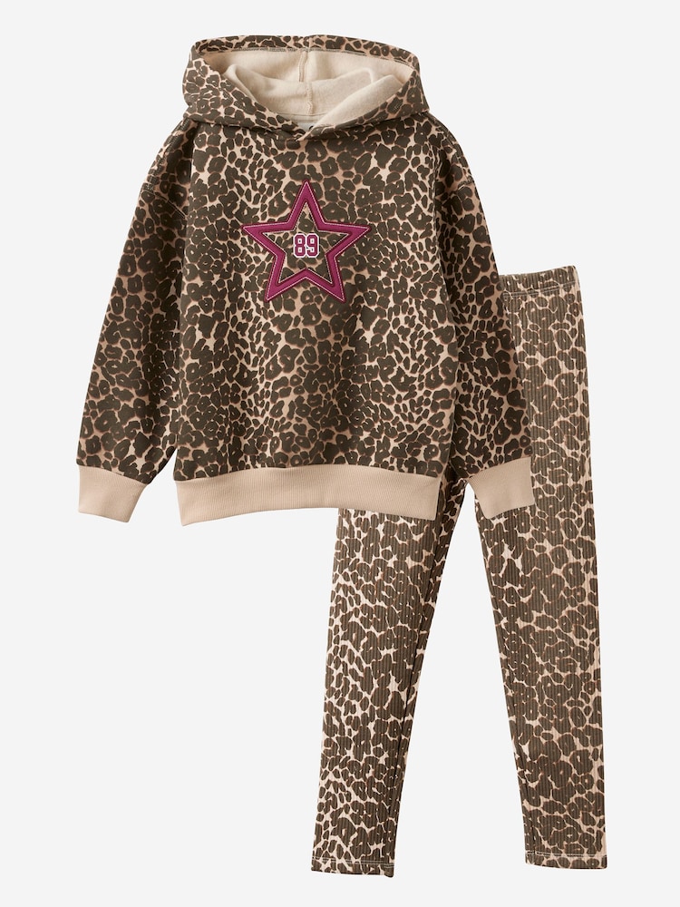 Cotton On Sammy Hoodie & Fleece Leggings Set - Slika 1 iz 6