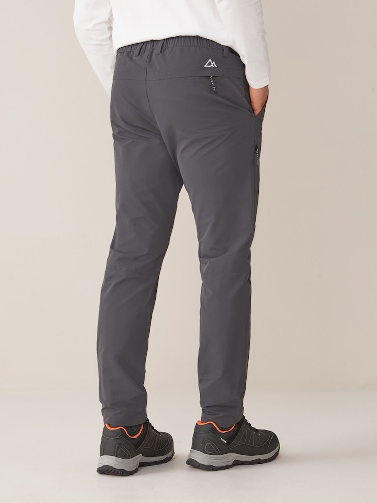 Dark Grey Shower Resistant Walking Trousers - Image 2 of 7