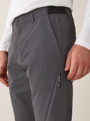 Dark Grey Shower Resistant Walking Trousers - Image 4 of 7