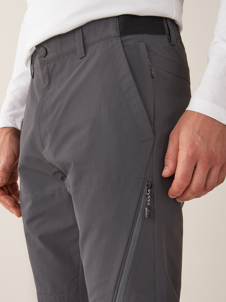 Buy Dark Grey Shower Resistant Walking Trousers from the Next UK