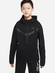 Nike Black Tech Fleece Hoodie - Image 1 of 8