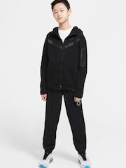 Nike Black Tech Fleece Hoodie - Image 3 of 8