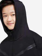 Nike Black Tech Fleece Hoodie - Image 5 of 8