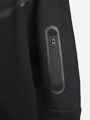 Nike Black Tech Fleece Hoodie - Image 8 of 8