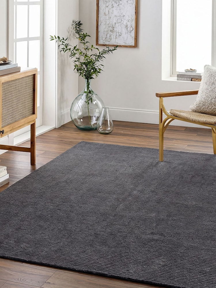 LIVABLISS Grey Mystique Wool Rug - Image 1 of 7 LIVABLISS Grey Mystique Wool Rug - Image 1 of 7