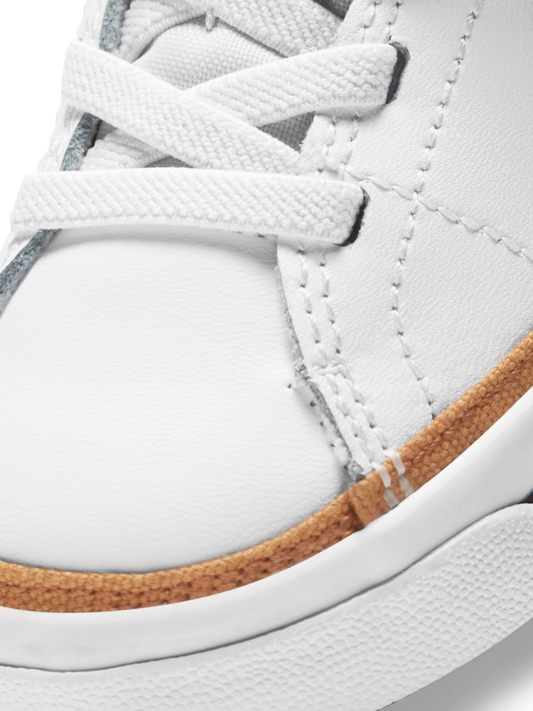Biało-czarny - Niemowlęce buty sportowe Nike Court Legacy - Image 9 of 10