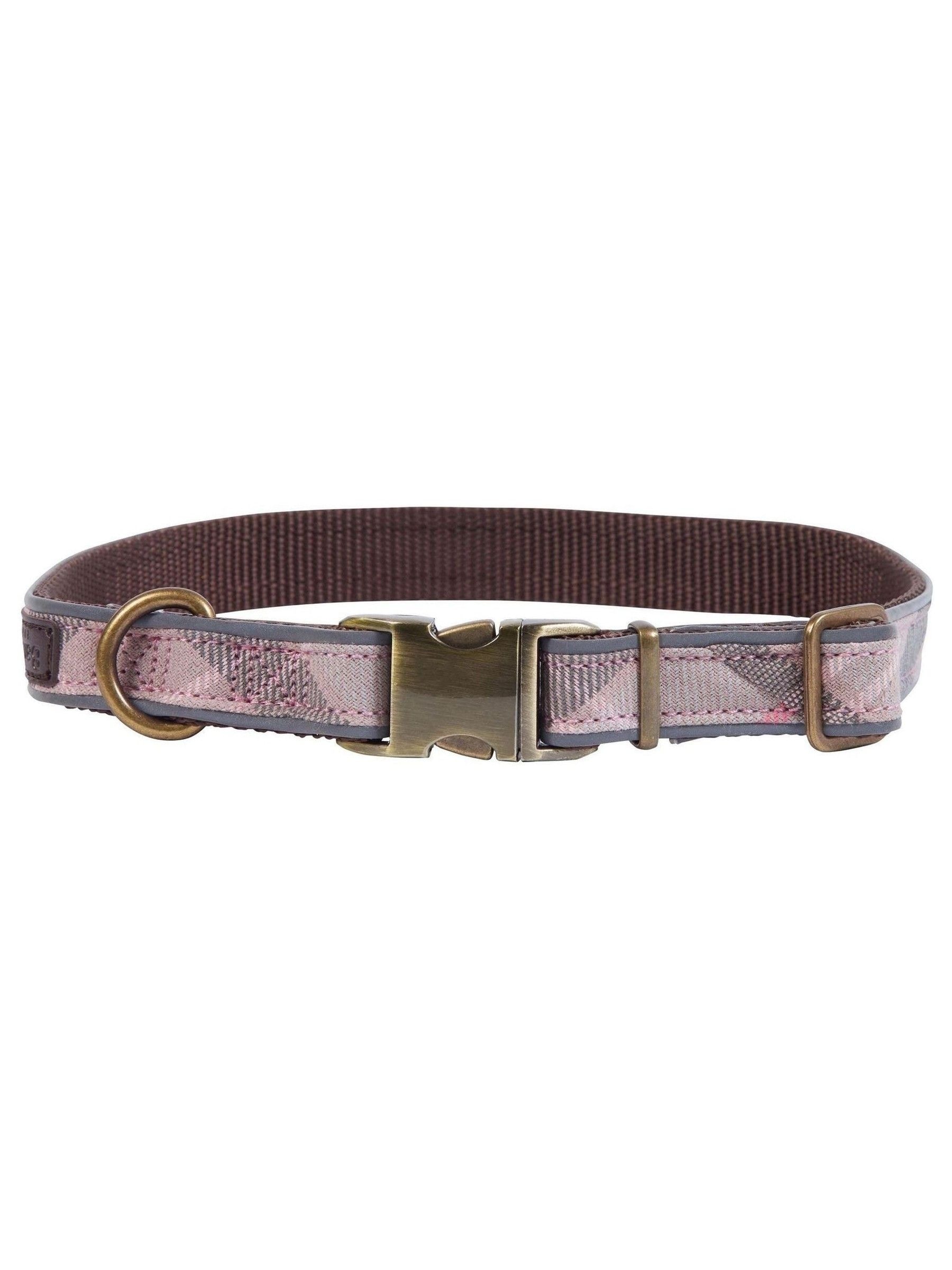 Buy Barbour Pink Reflective Tartan Dog Collar from Next Germany