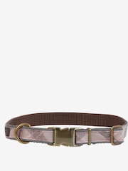 Barbour® Pink Reflective Tartan Dog Collar - Image 5 of 6