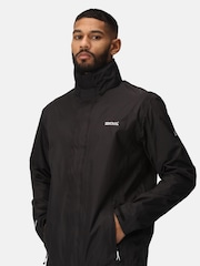 Regatta Black Mens Matt Waterproof Jacket - Image 1 of 9