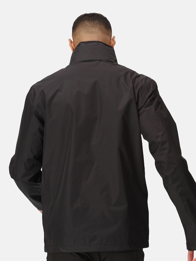 Regatta Black Mens Matt Waterproof Jacket - Image 2 of 9