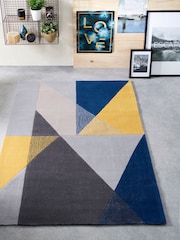 Origins Gold Trio Geo Rug - Image 1 of 1
