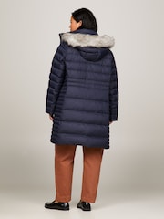 Tommy Hilfiger Blue Curve Tyra Down Coat - Image 3 of 9
