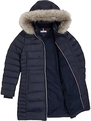 Tommy Hilfiger Blue Curve Tyra Down Coat - Image 8 of 9
