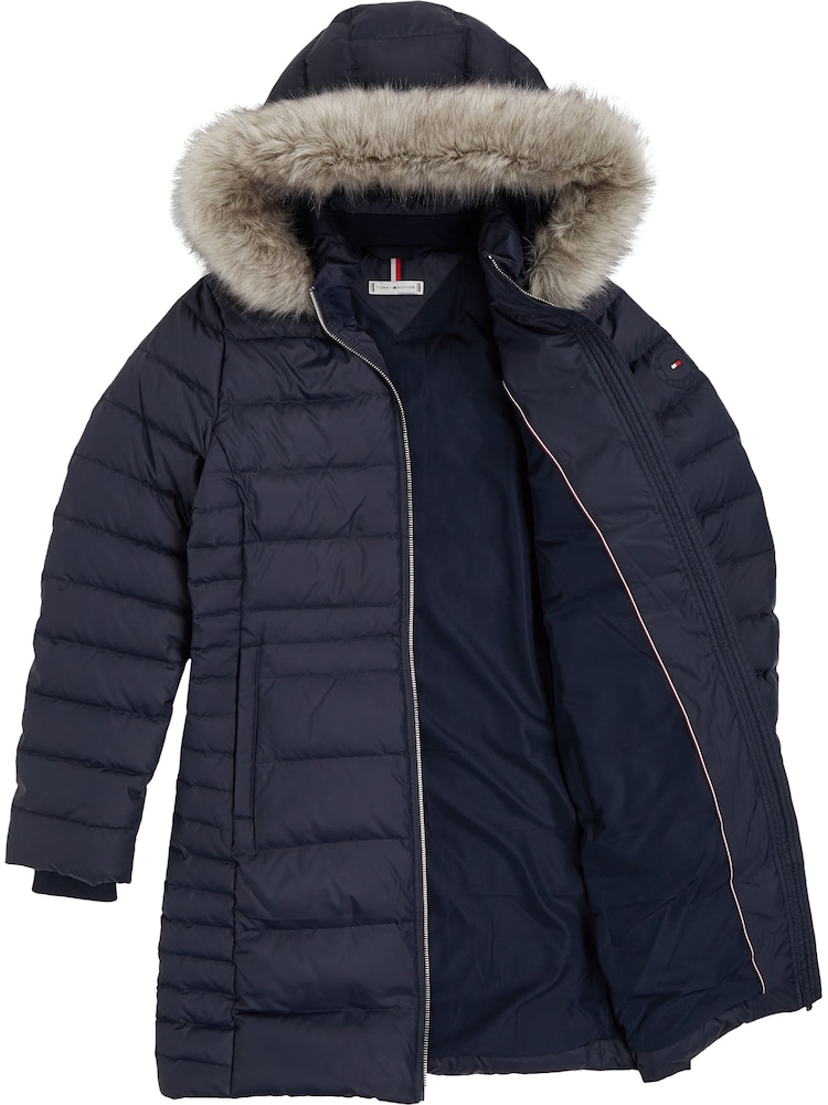 Tommy Hilfiger Blue Curve Tyra Down Coat - Image 8 of 9