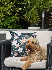 Navigate Blue Java Outdoor Cushion - Image 3 of 4