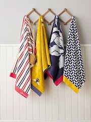 Joules Gold 100% Cotton Botanical Bee Towel - Image 3 of 3