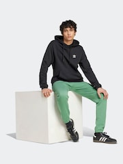 adidas originals Black 100% Cotton Trefoil Essentials Hoodie - Image 5 of 6