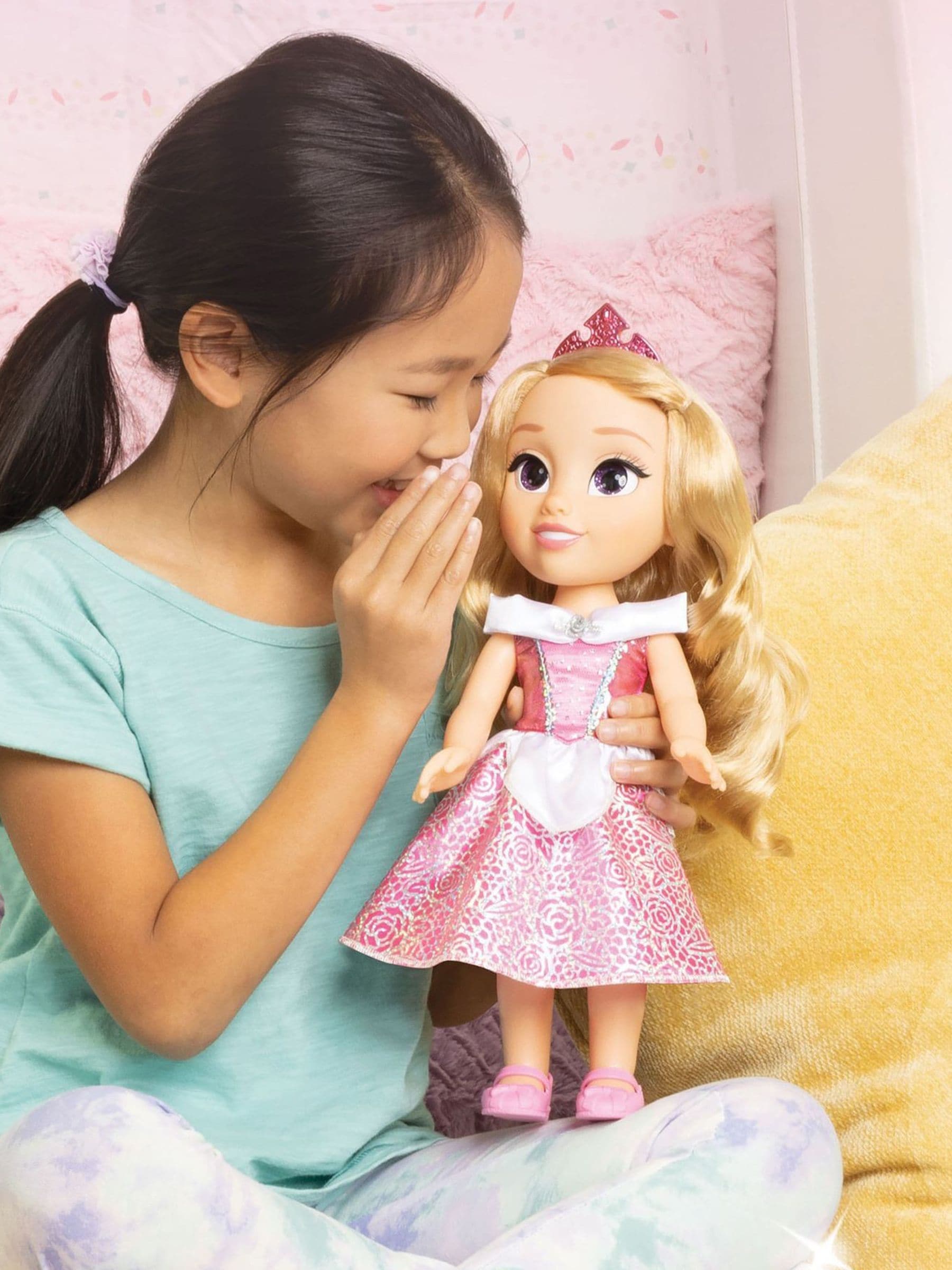 Disney Princess My Friend Aurora Doll 35cm | Officially Licensed by Jakks Pacific, Includes Detailed Shimmery Doll Dress Up, Ideal Gift For Girls - Image 4
