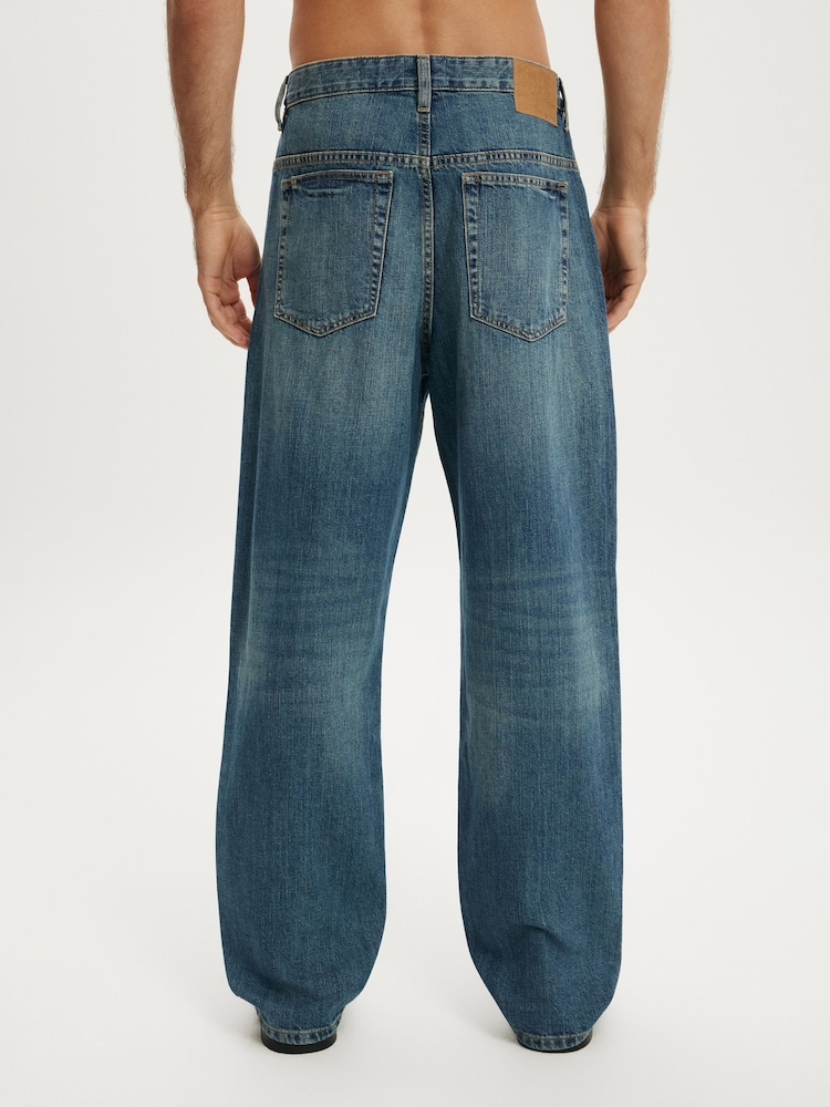 Cotton On Blue Baggy Jeans - Image 2 of 7 Cotton On Blue Baggy Jeans - Image 2 of 7