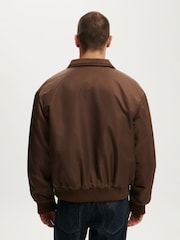 Cotton On Brown Bronx Bomber Jacket - Image 2 of 5