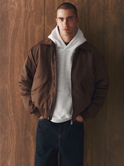 Cotton On Brown Bronx Bomber Jacket - Image 5 of 5