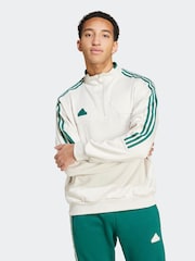 adidas Cream Tiro Sweat Top - Image 1 of 6